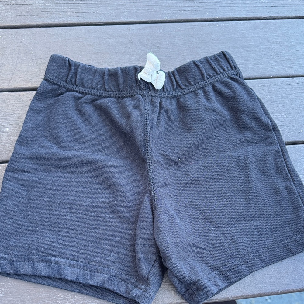 Kids Black Shorts